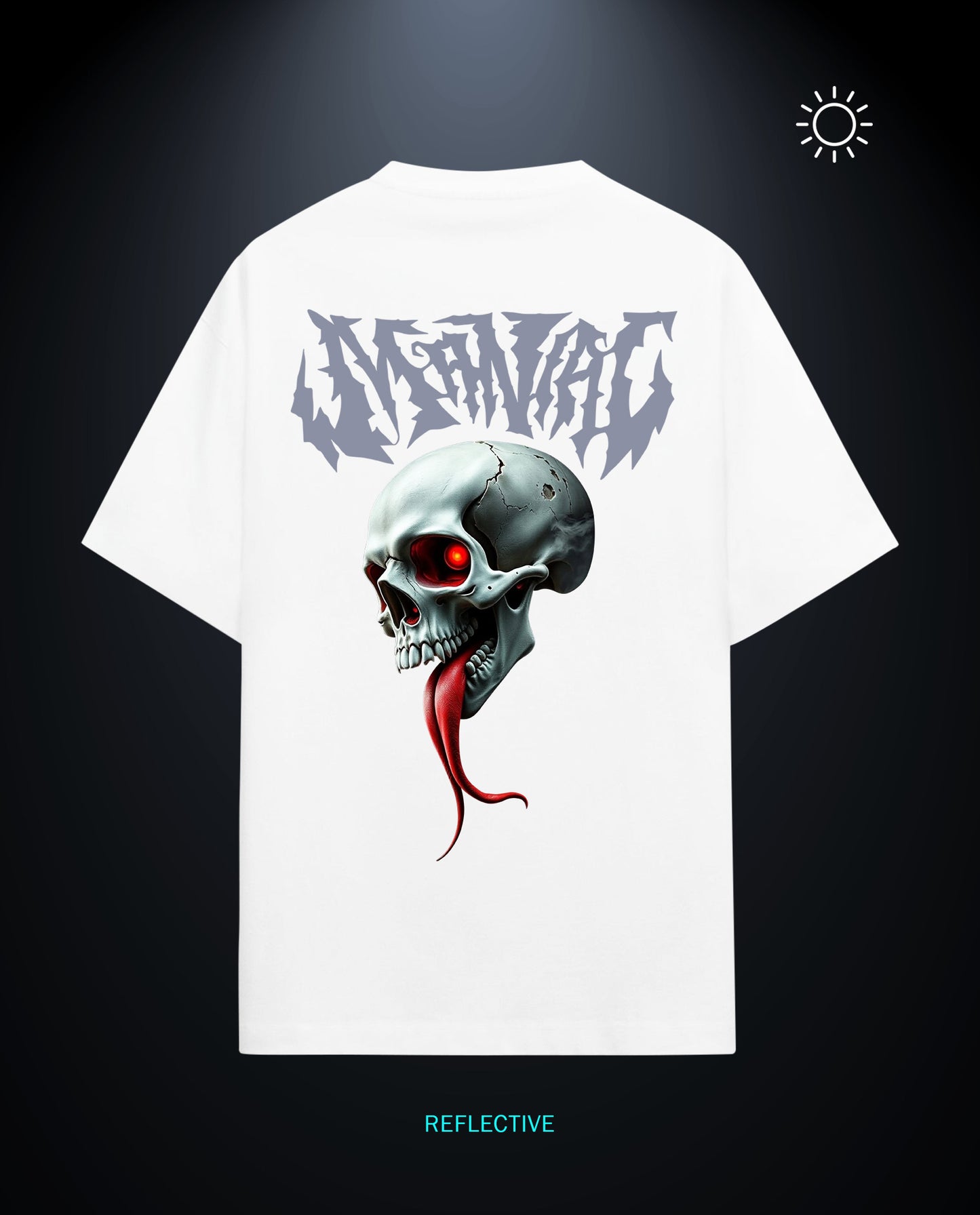 Maniac - Premium Men Regular Fit Tees White