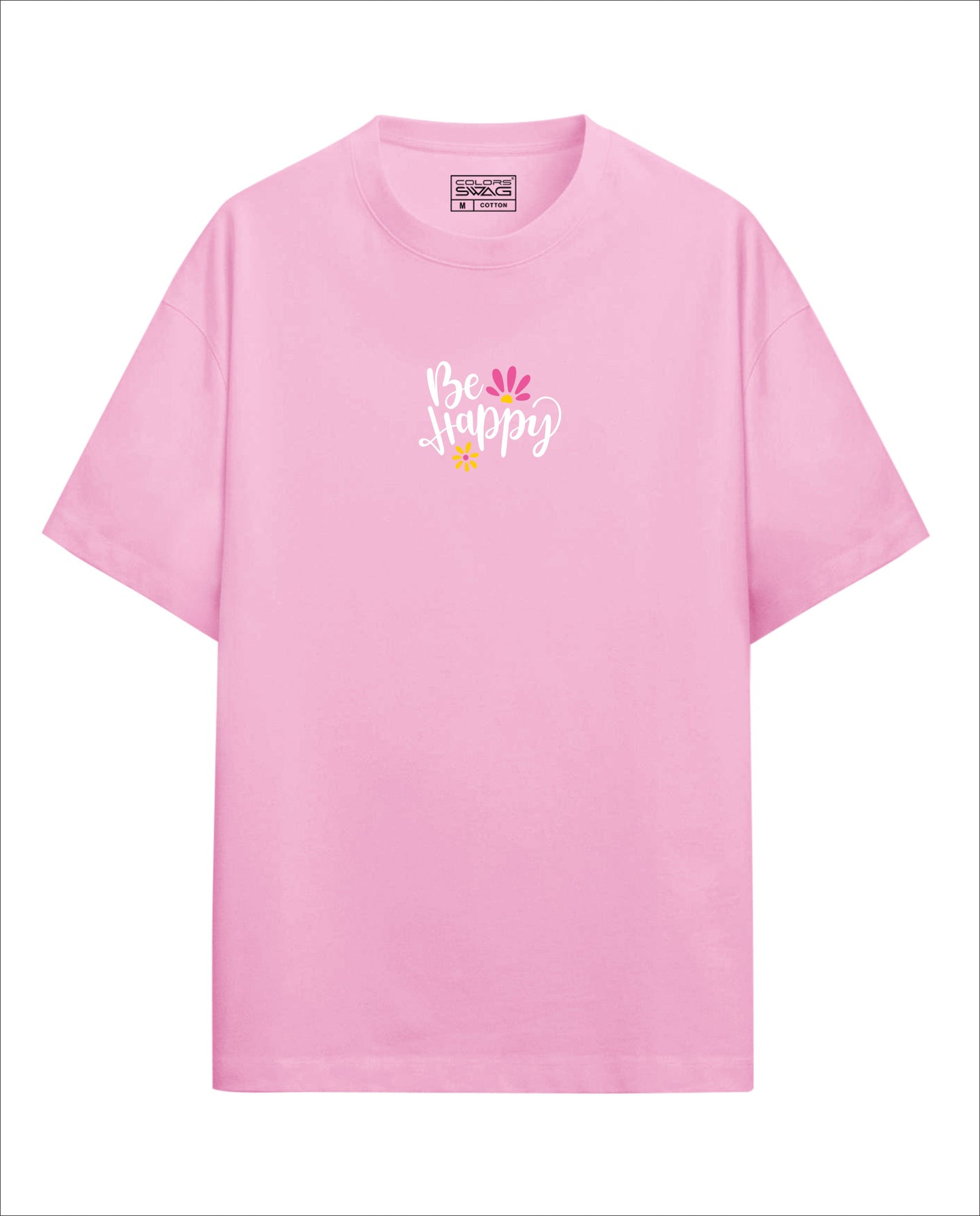 Be Happy - Classic Women Oversized Tees