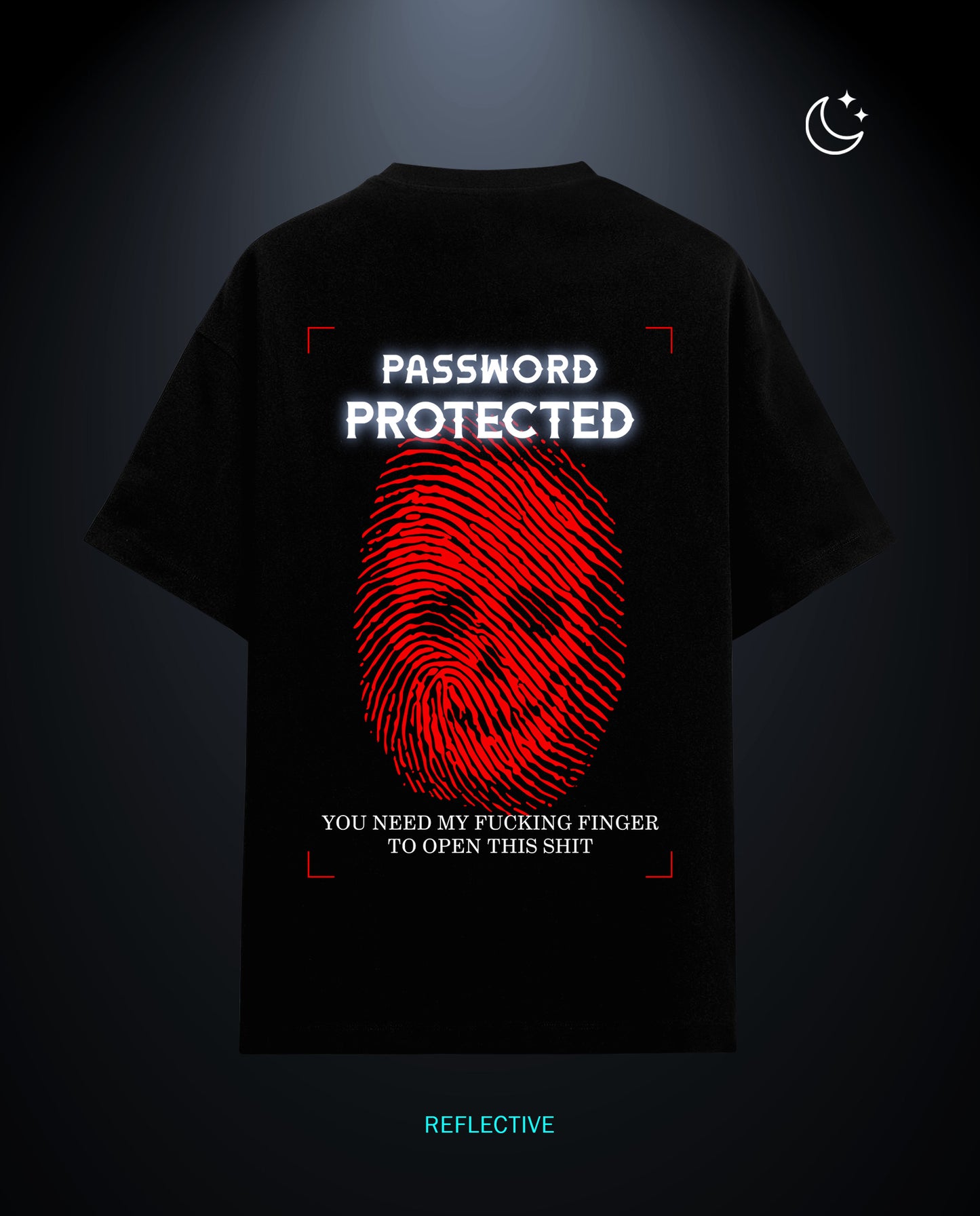 Password Protection - Premium Women Oversized Tees