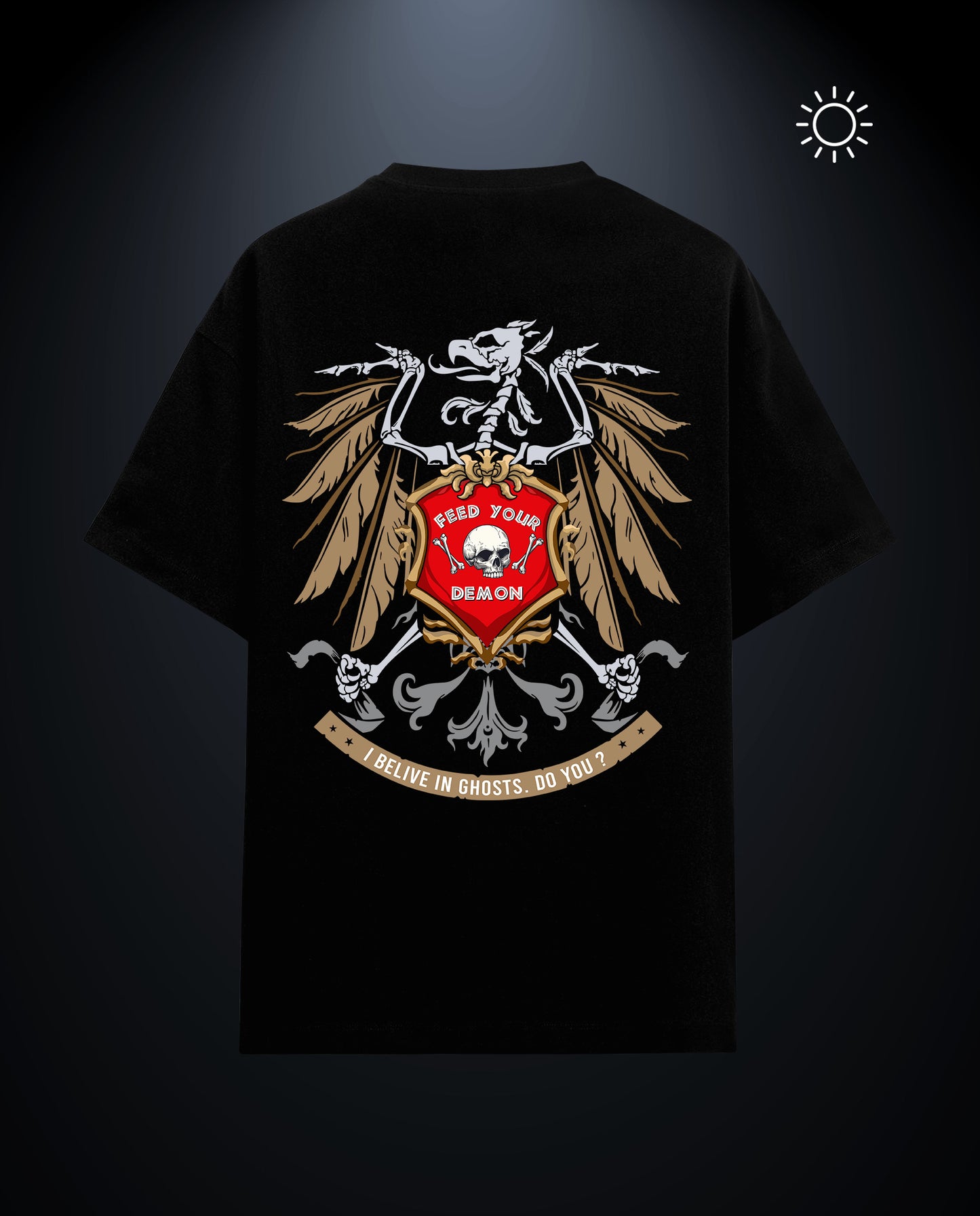 Feed your Demon - Premium Men Oversized Tees