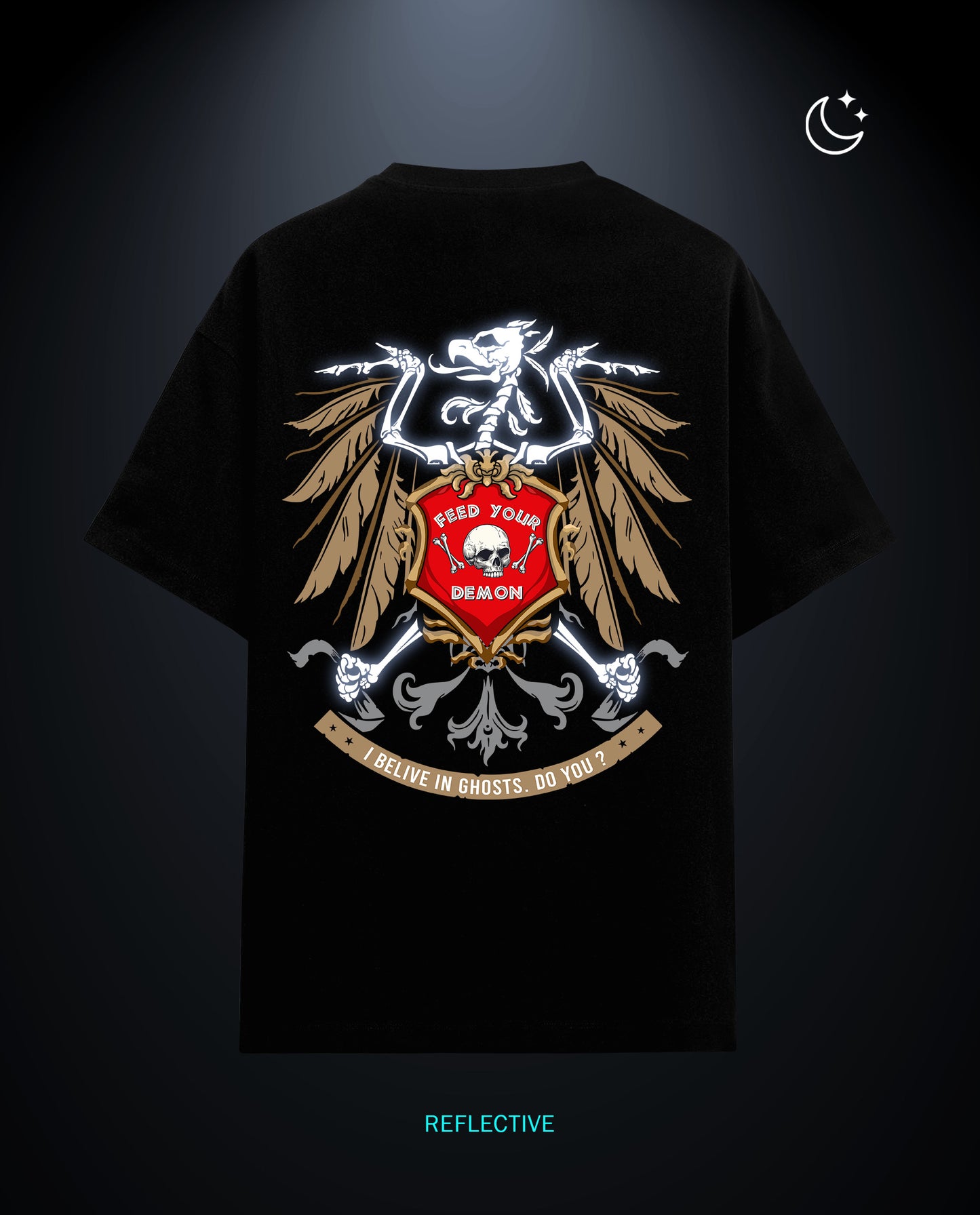 Feed your Demon - Premium Men Oversized Tees