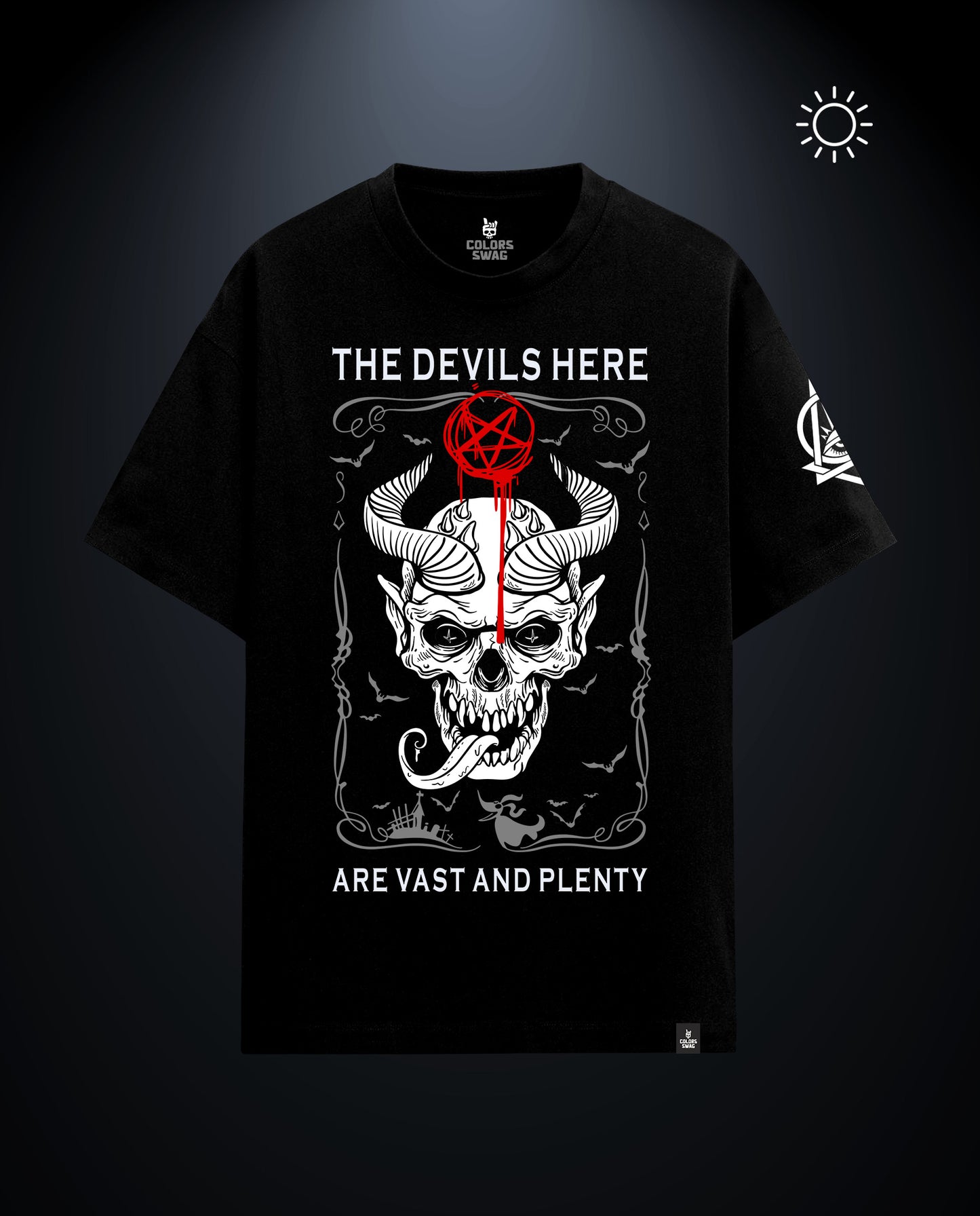 The Devils Here - Premium Men Regular Fit Tees