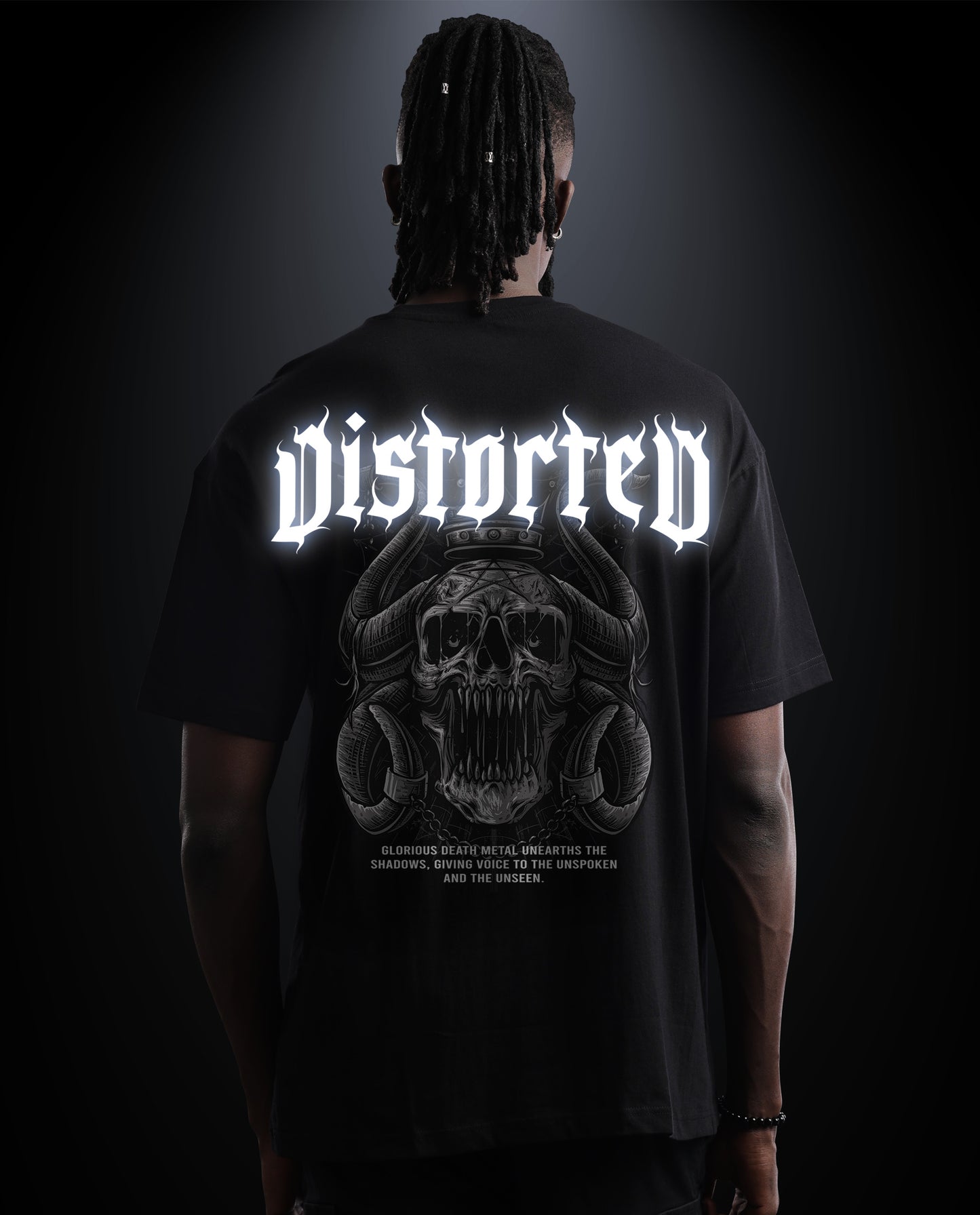 Distorted - Premium Men Oversized Tees