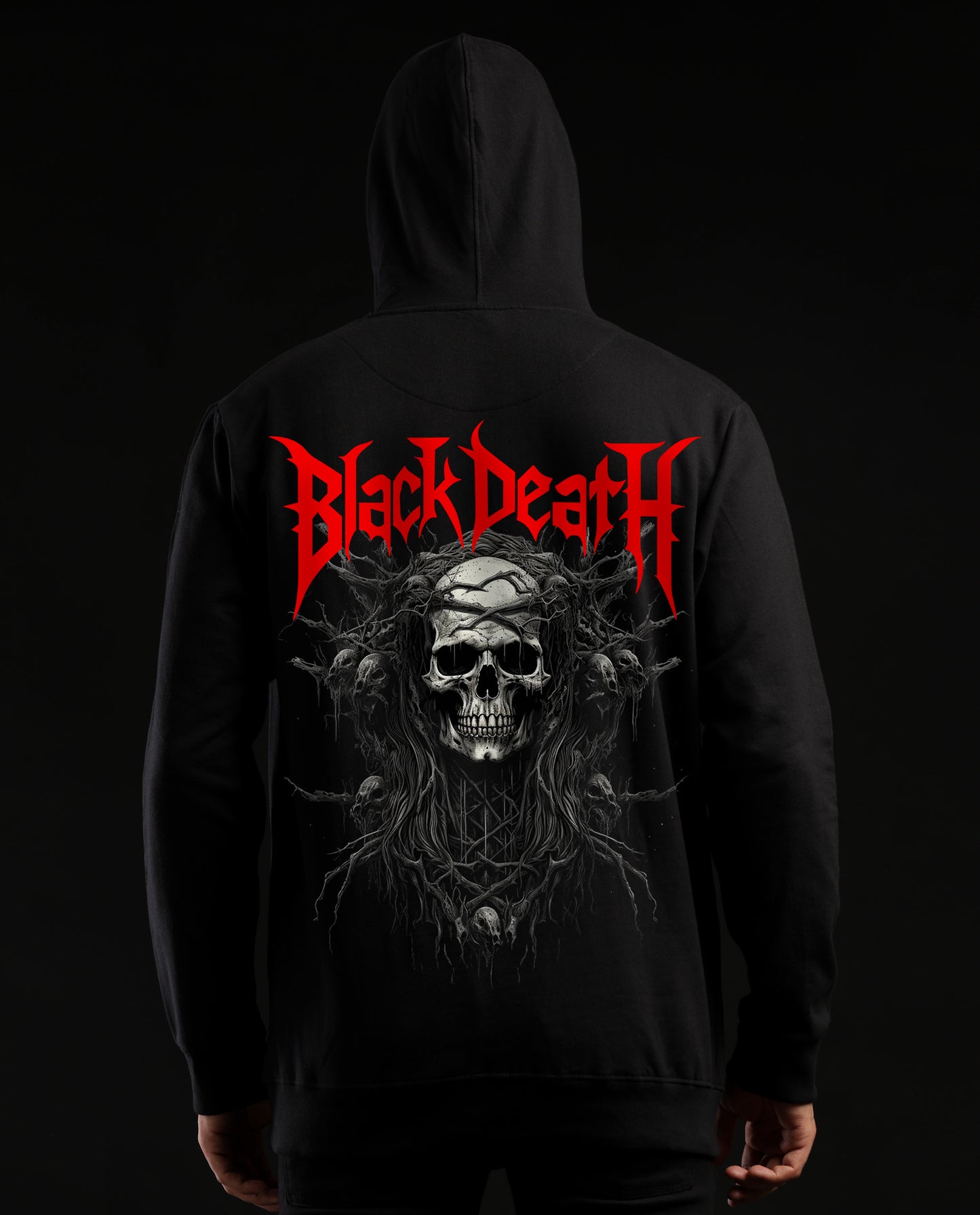 Black Death - Hoodies (Relaxed Fit)