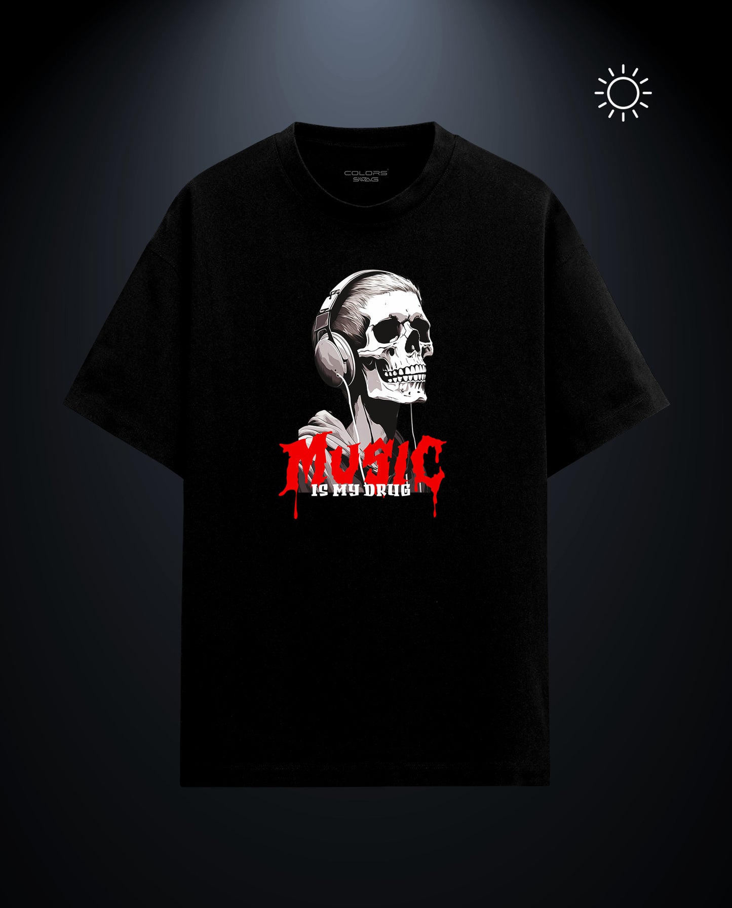 Music is my drugs - Premium Men Oversized Tees