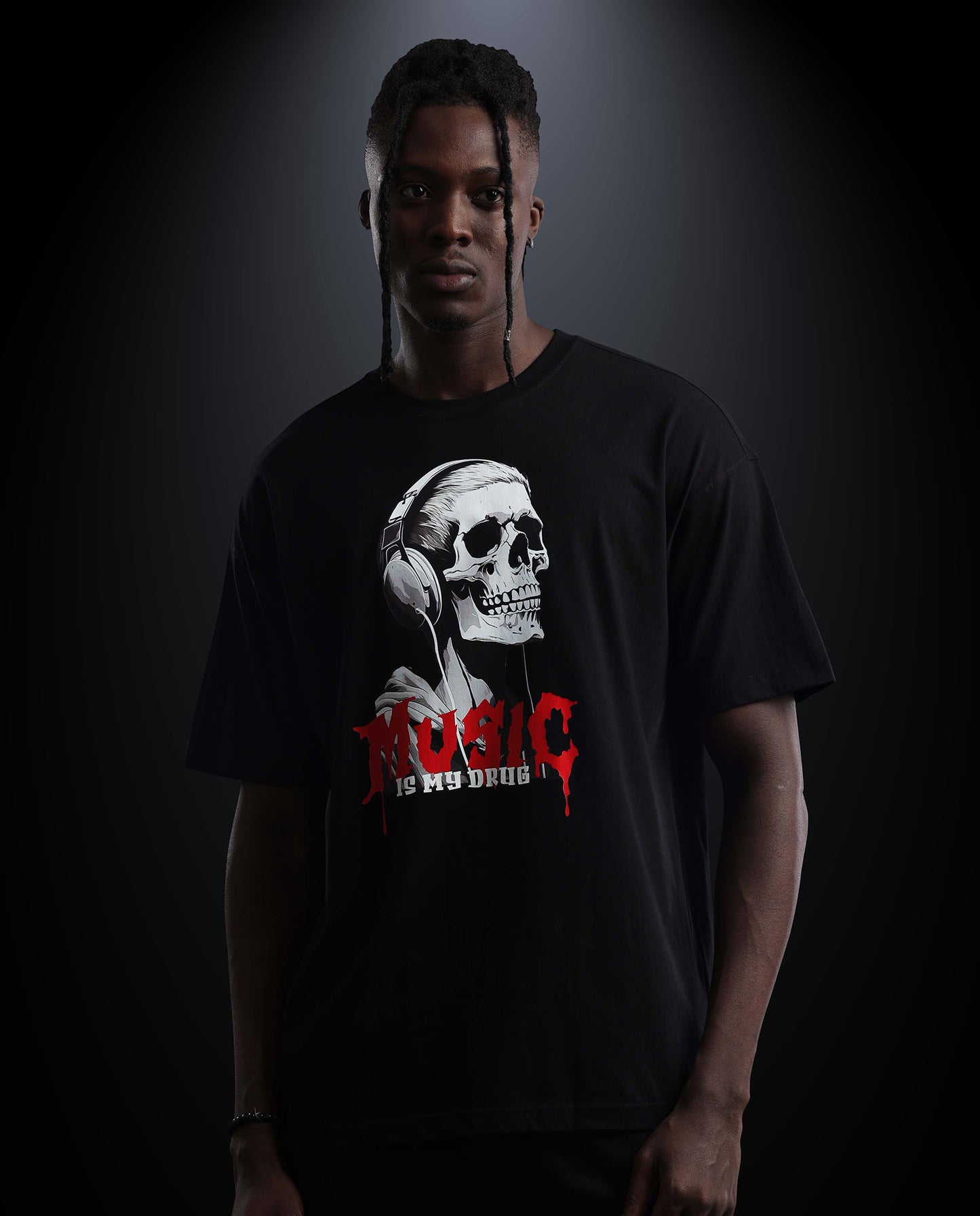 Music is my Drug - Premium Men Regular Fit Tees