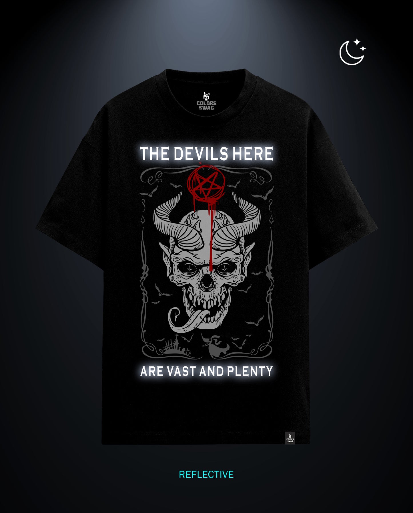 The Devils Here - Premium Men Regular Fit Tees