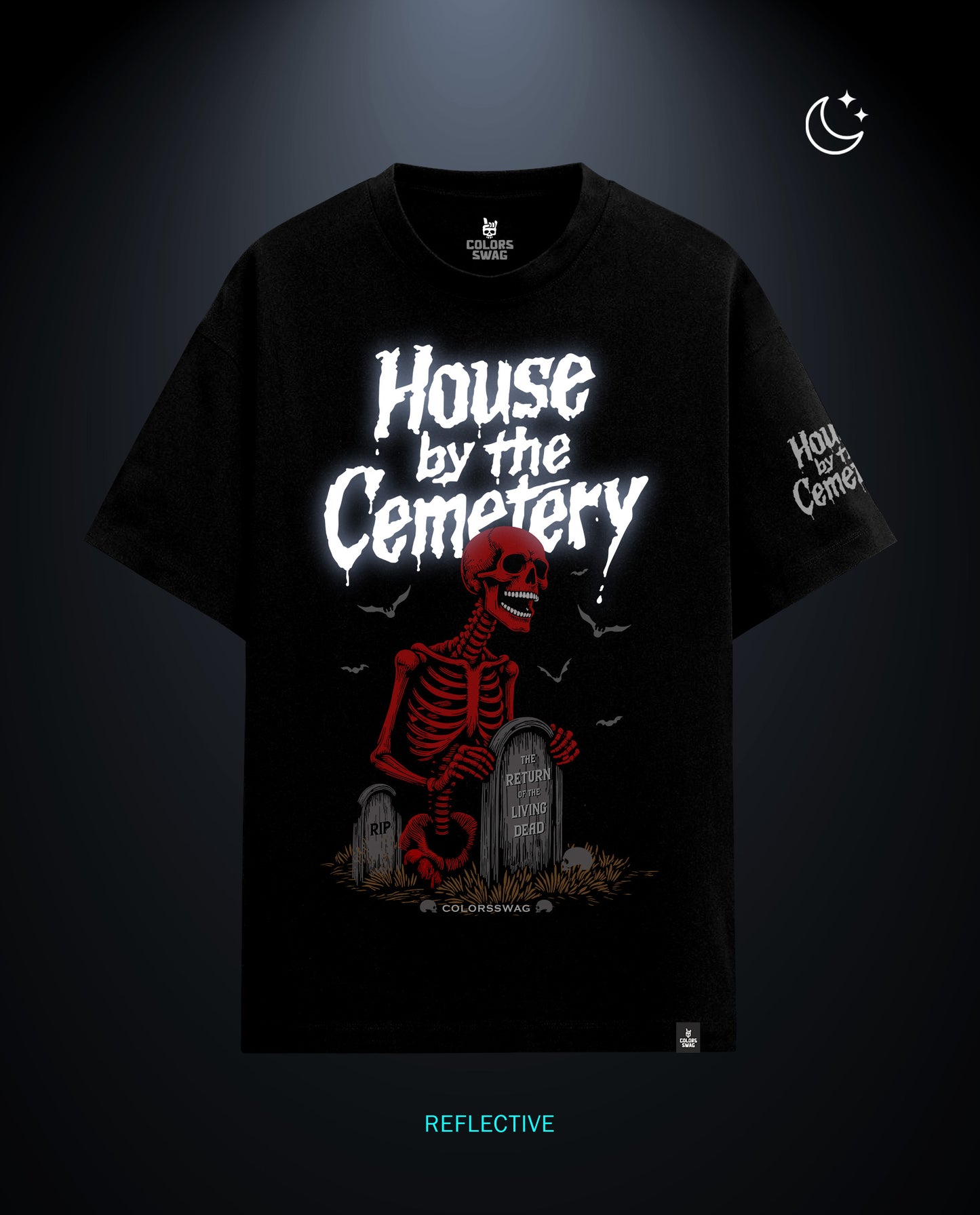 House by the cemetery - Premium Men Oversized Tees