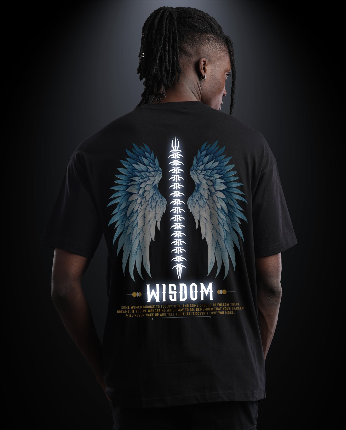 Wisdom - Premium Men Oversized Tees