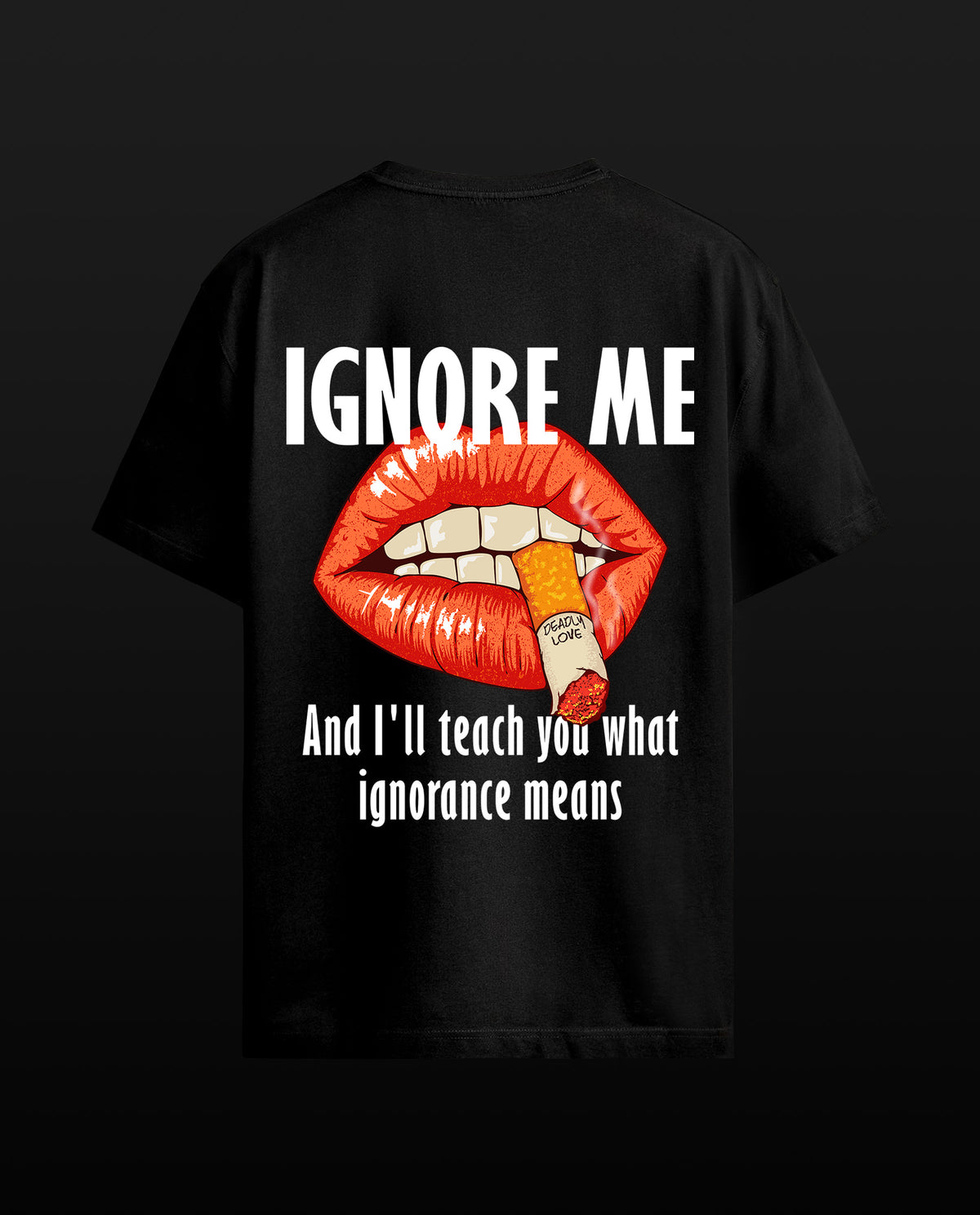 Ignore Me - Men Regular Fit Tees