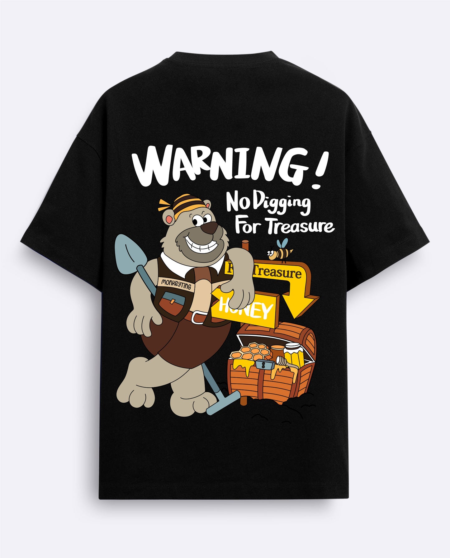 Warning-Oversized T-Shirt (Copy)