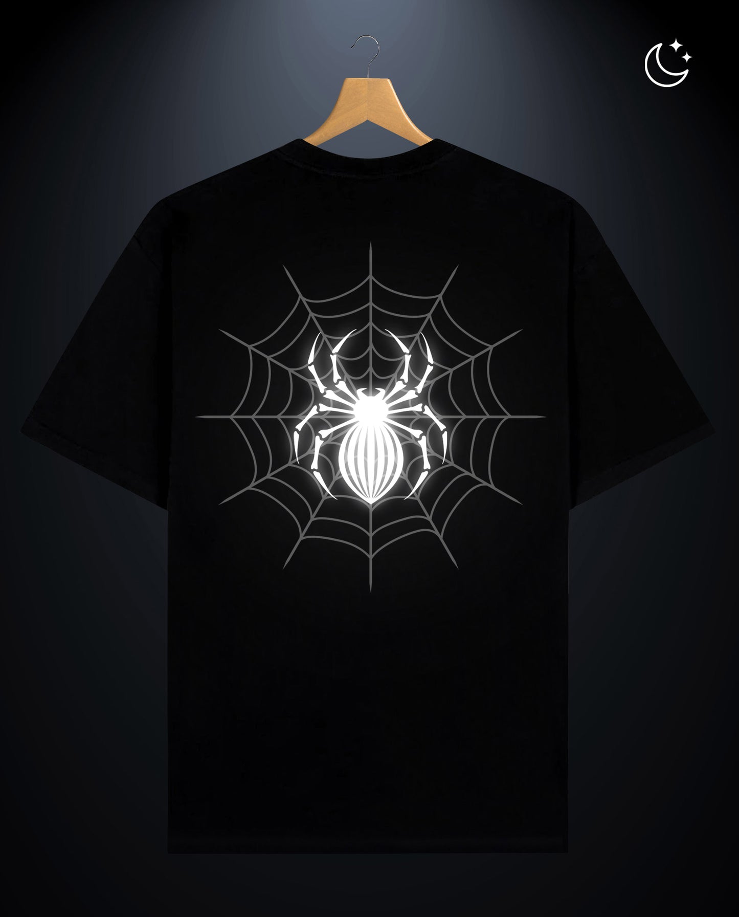 Spider Net Reflect Tees-Regular Fit