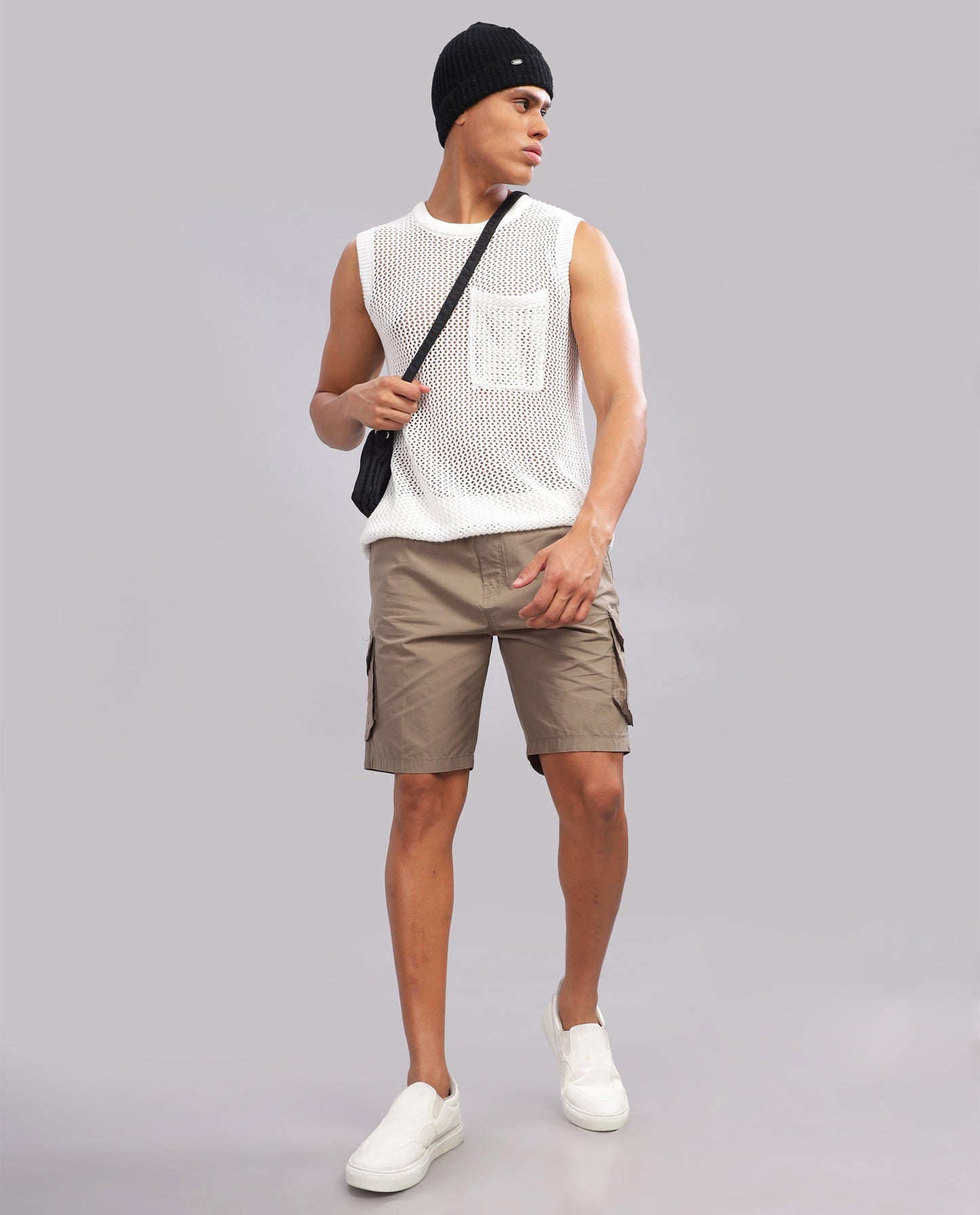 Plain Tussar Shorts 2