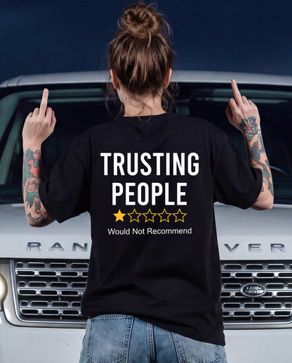 Trusting People - Premium Women Oversized Tees