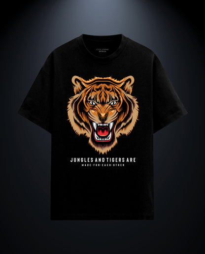 Jungle & Tigers - Plus Size Regular Fit Tees