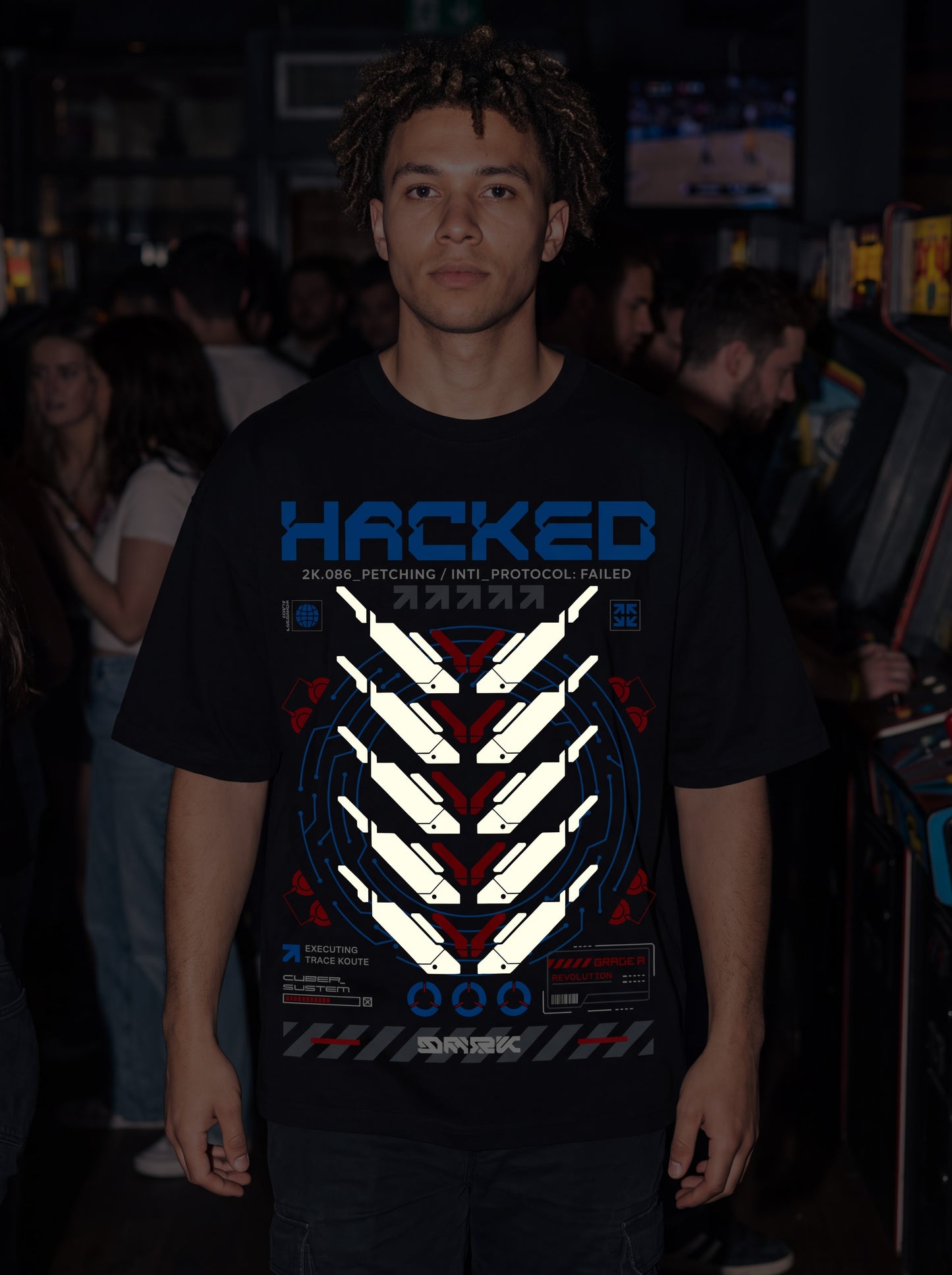 Hacked - Men Regular Fit Tees