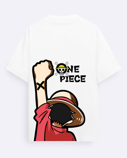 One Piece Hand-Oversized T-Shirt