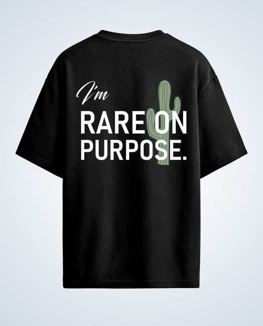 I am Rare on Purpose - Premium Women Oversized Tees