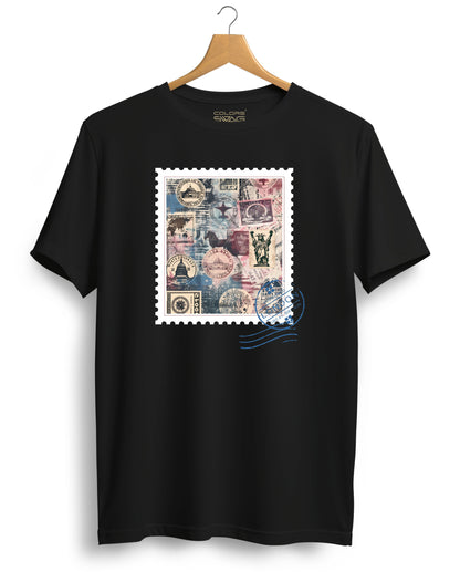 Stamp world Graphic Tees