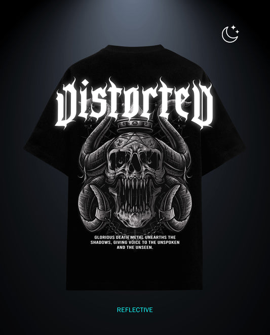 Distorted - Premium Men Oversized Tees