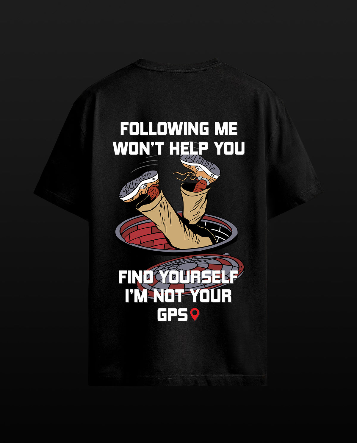 Following Me  - Men Regular Fit Tees