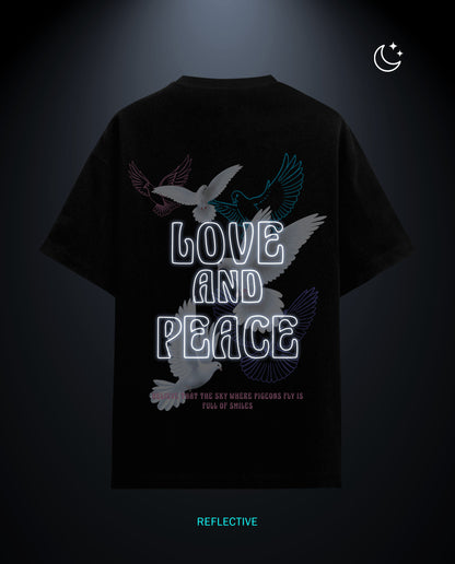 Love & Peace - Premium Women Oversized Tees