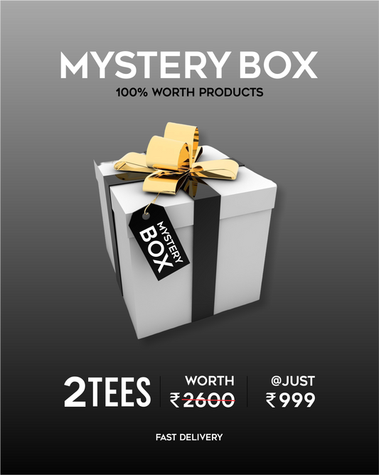 Mystery Box: Get 2 Mystery Premium Regular Fit T-Shirts