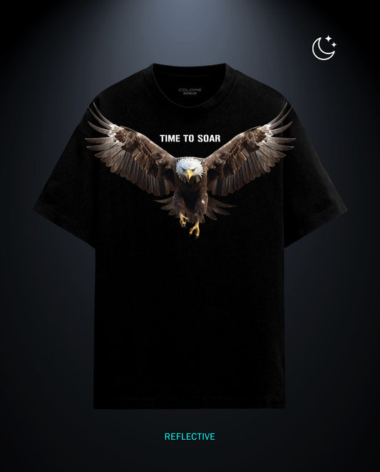 Time to Soar - Premium Men Oversized Tees