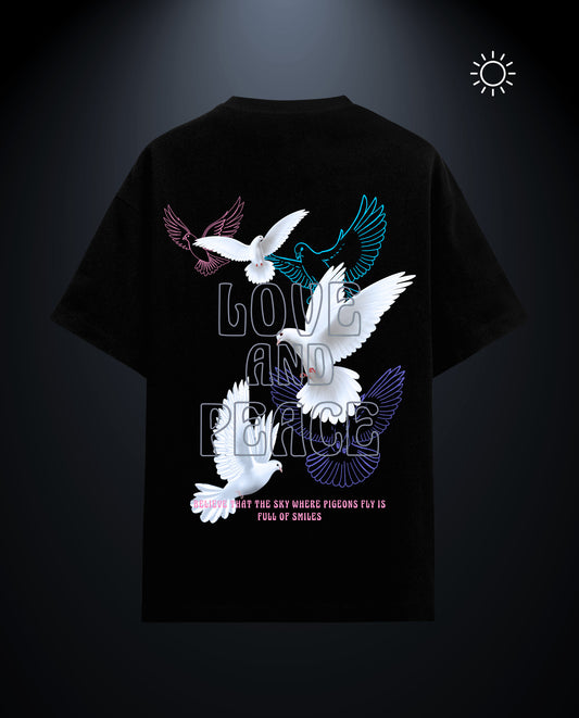 Love & Peace - Premium Women Oversized Tees