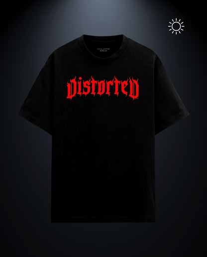 Distorted - Premium Men Oversized Tees