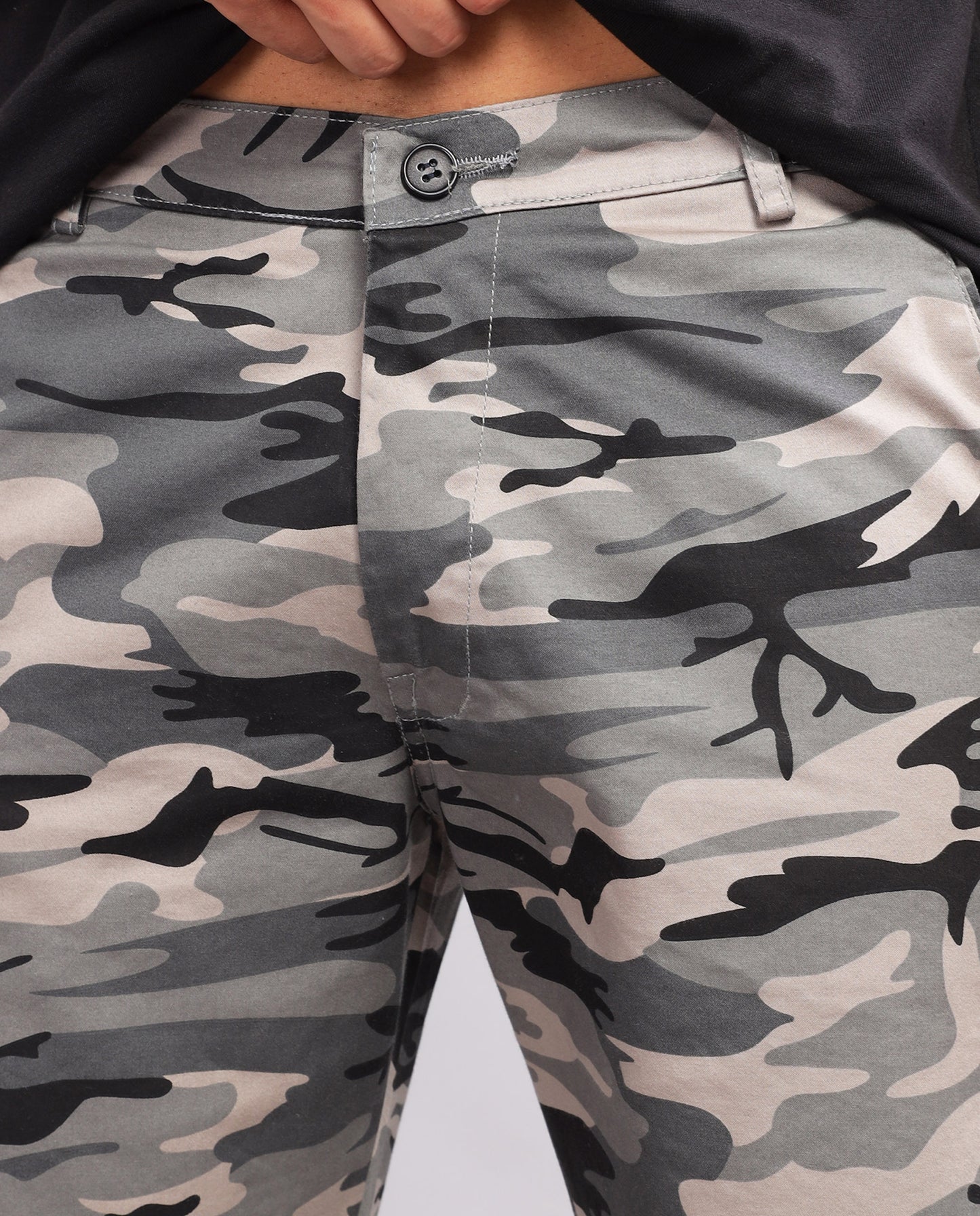 Satin Print Camo 1 - Fix Belt