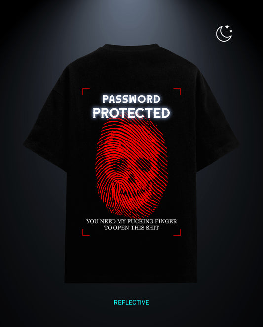 Password Protection - Premium Women Oversized Tees
