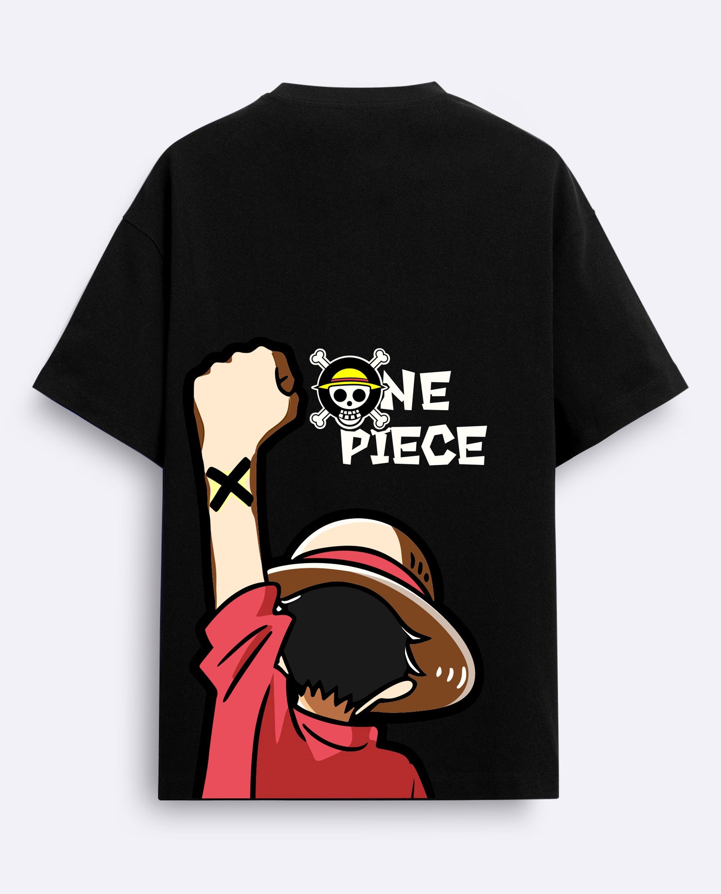 One Piece Hand-Oversized T-Shirt