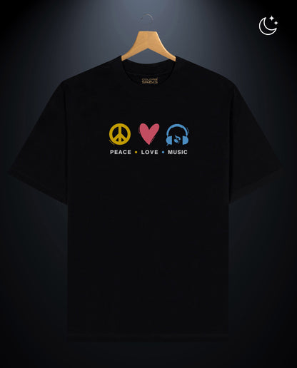 Peace Reflect Tees-Regular Fit