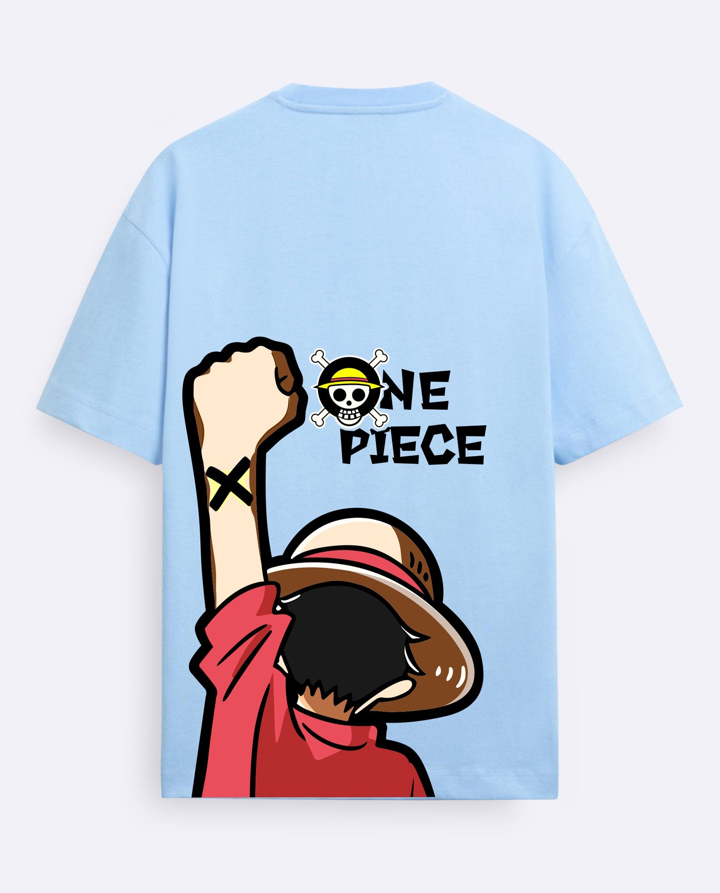 One Piece Hand-Oversized T-Shirt