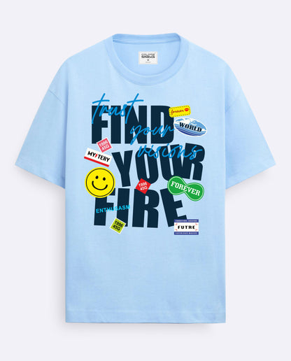 Find Your Fire-Oversized T-Shirt