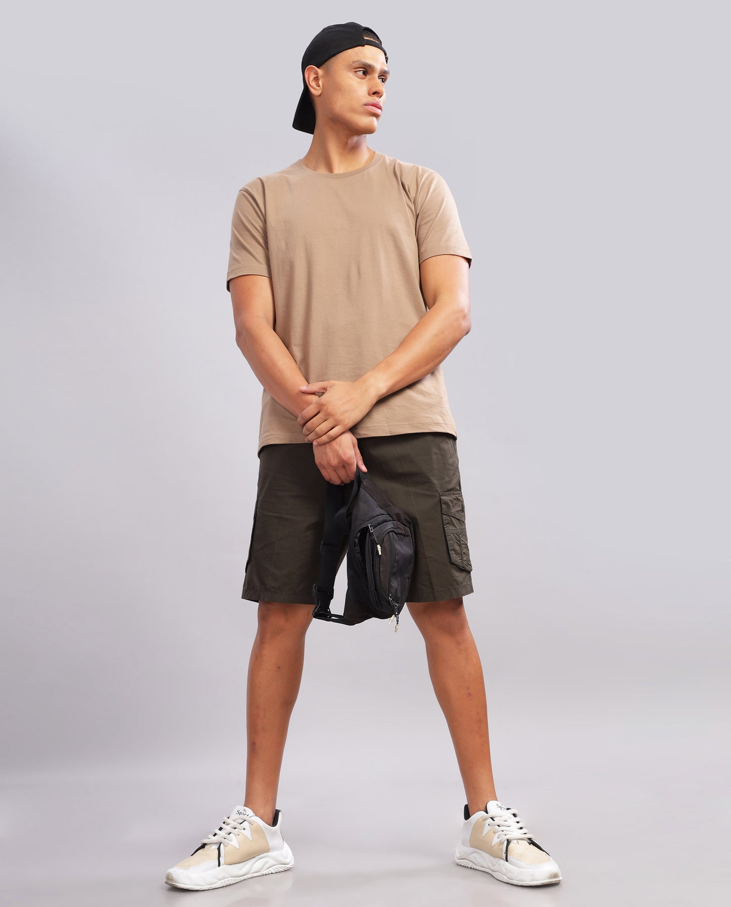 Plain Tussar Shorts 1