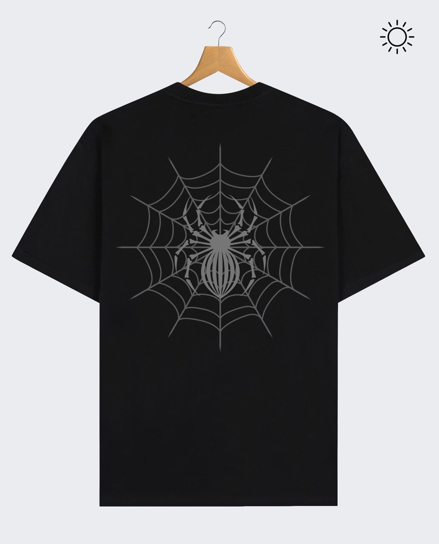 Spider Net Reflect Tees-Regular Fit