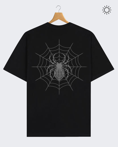 Spider Net Reflect Tees-Regular Fit