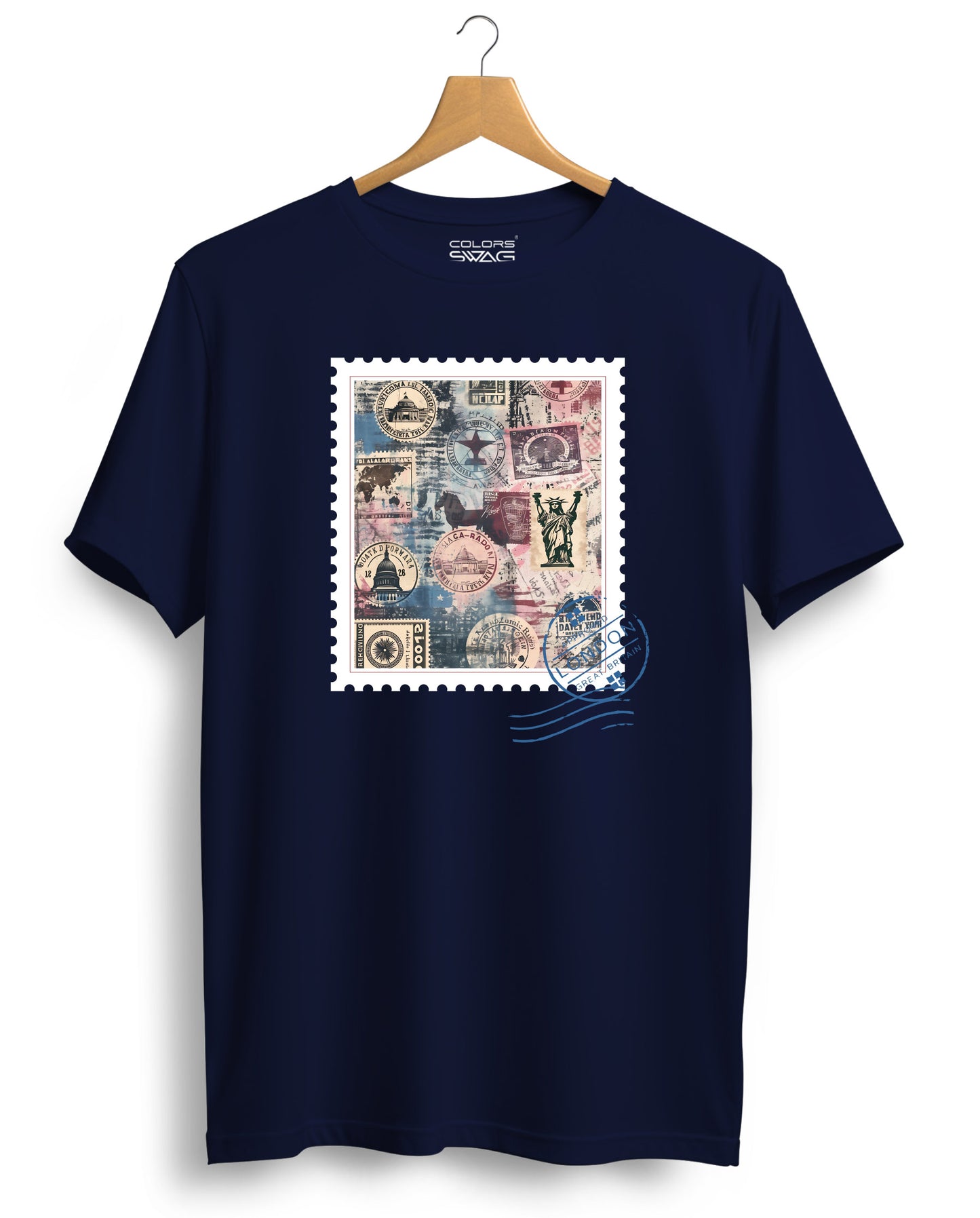 Stamp world Graphic Tees