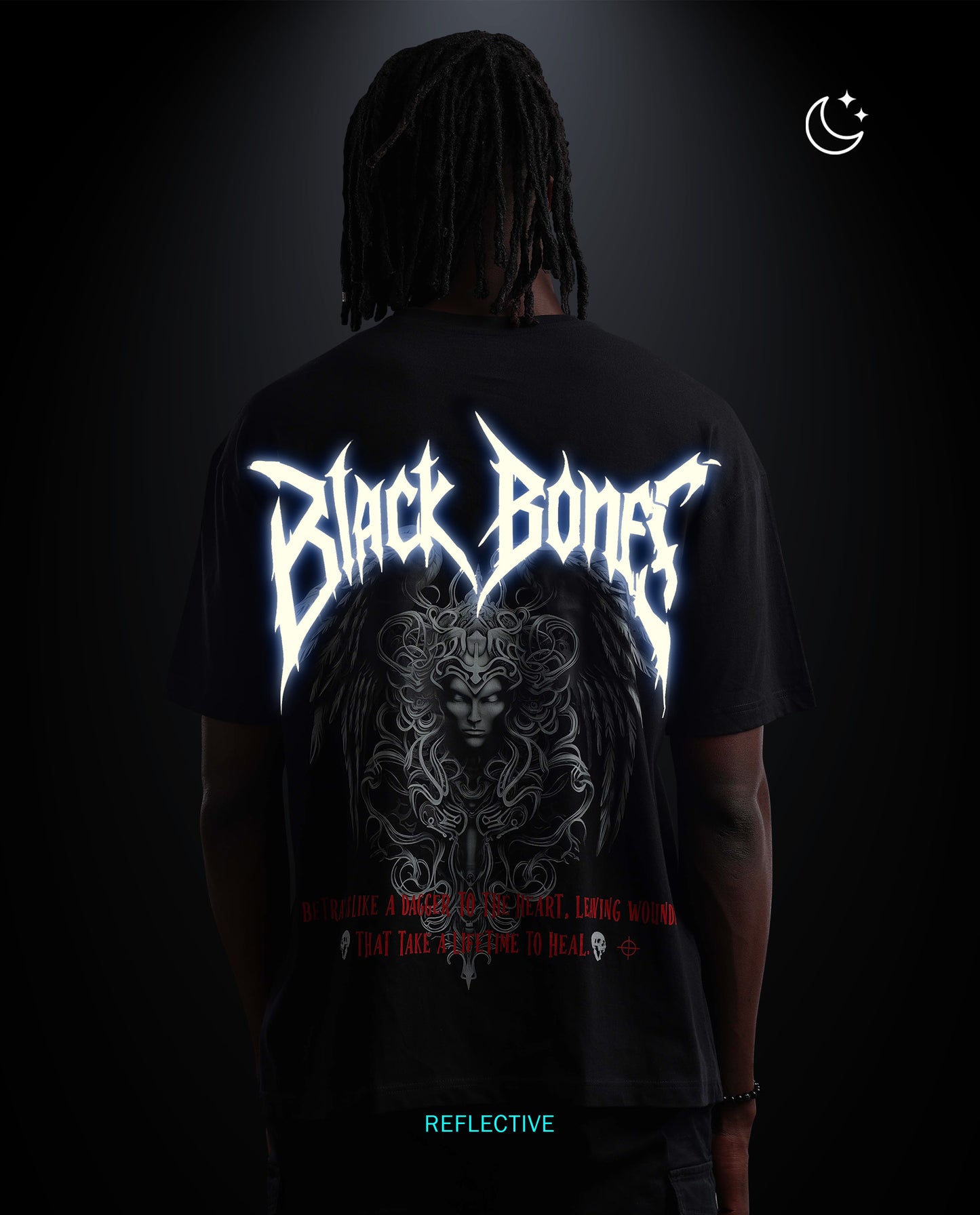 Black Bone - Plus Size Regular Fit Tees