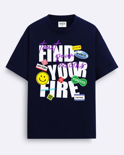 Find Your Fire-Oversized T-Shirt