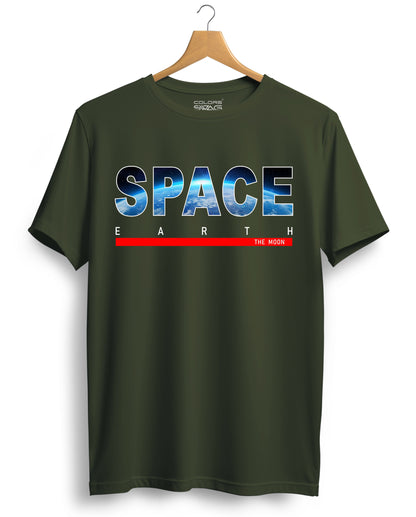 Space Earth Graphic Tees