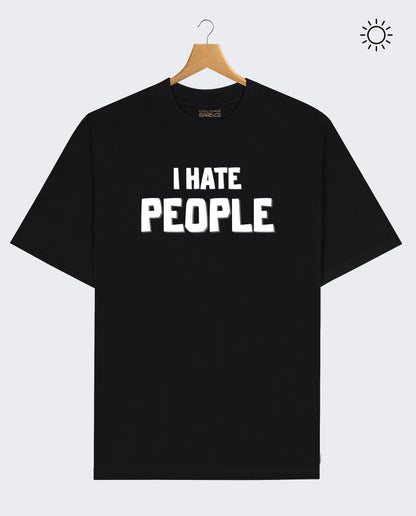 I hate the people Reflect-Regular Fit