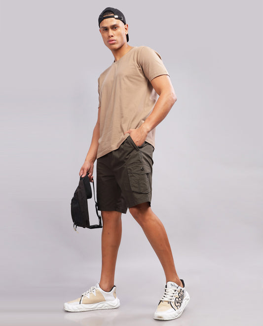 Plain Tussar Shorts 1