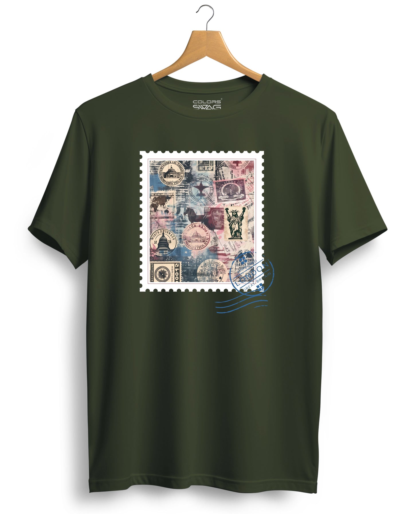 Stamp world Graphic Tees