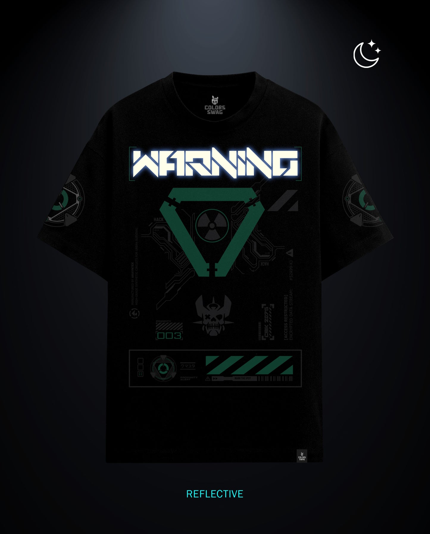 Warning - Premium Men Oversized Tees