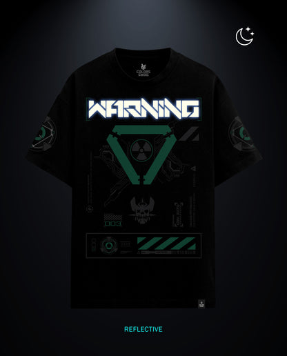 Warning - Premium Men Oversized Tees