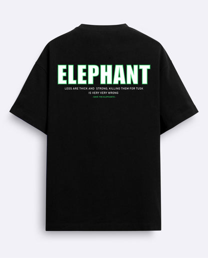 Elephant-Oversized T-Shirt