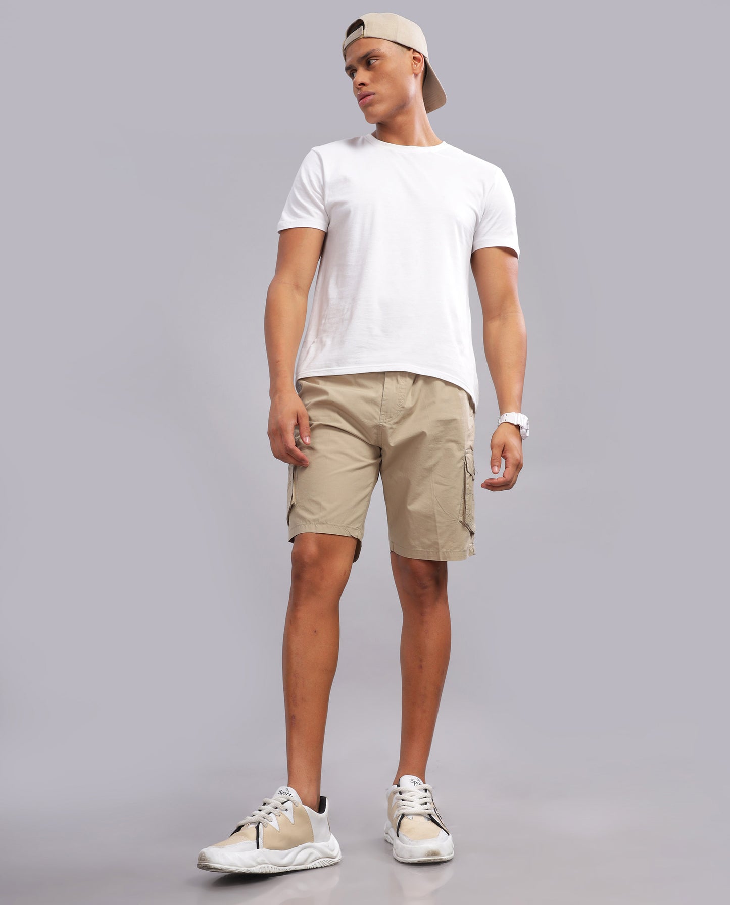 Plain Tussar Shorts